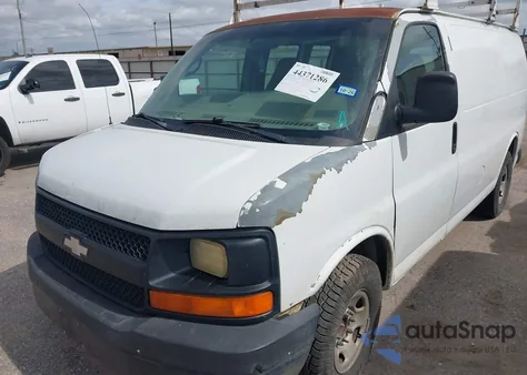 2008 Chevrolet Express Work Van from USA, damaged, VIN 1GCGG25C781142215